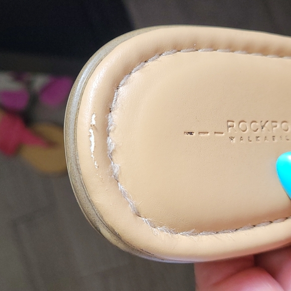 $25 Rockport Walkability Leather Thong Sandal - Picture 9 of 9